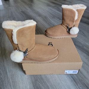 UGG Classic Short Charm Suede Boot